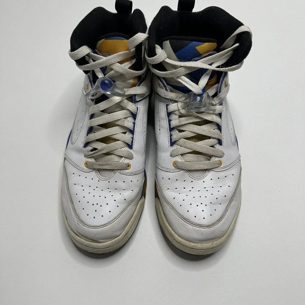 Nike Air Jordan‎ Sixty plus 60+ Laney Size 10.5 Mens Shoes White Blue Yellow
